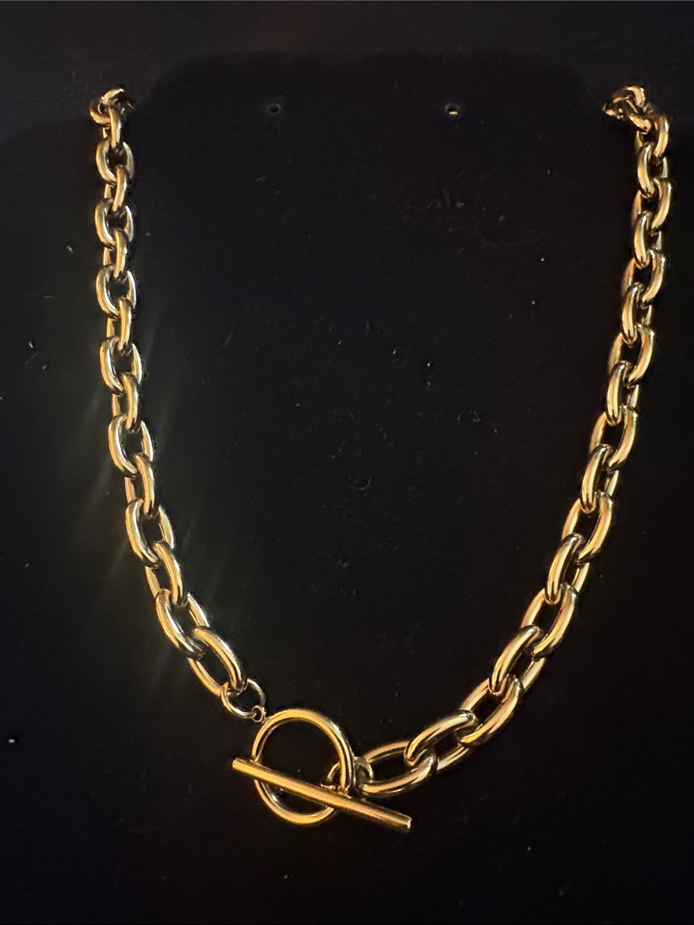 Gold Chain Toggle Necklace - Women's Jewelry